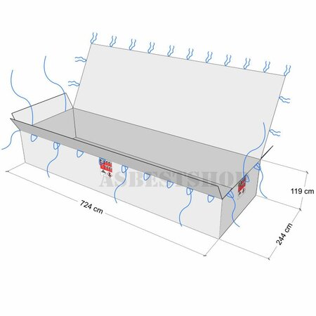 Asbest Containers&auml;cke 20m&sup3;