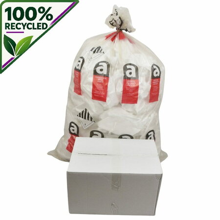 LDPE Sack mittelgro&szlig; recycelt (KARTON / 100 stk)